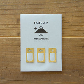 TRAVELER'S FACTORY Brass Airplane Clips