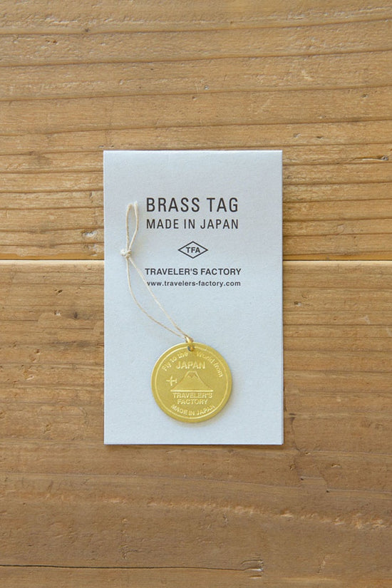 TRAVELER'S FACTORY  Brass Tag Japan Trip