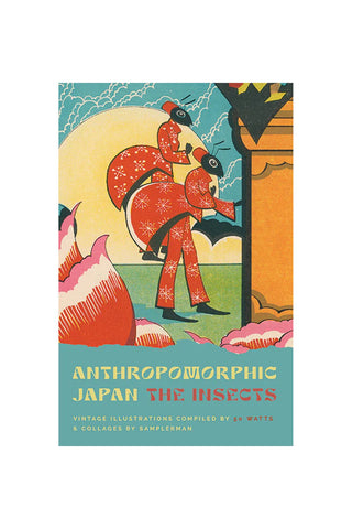 Book cover featuring stylized anthropomorphic insects and title text on teal background