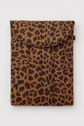 BAGGU Puffy Laptop Sleeve 16" Leopard