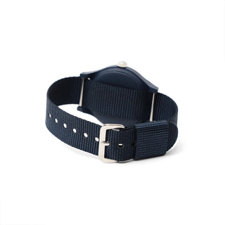 Back of wristwatch on a white background