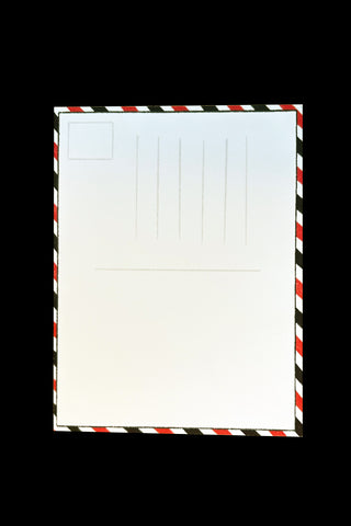 Back of post card