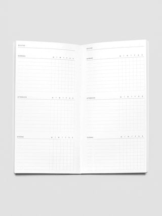 Cloth & Paper A5 Slim Travel Notebook Routine Builder
