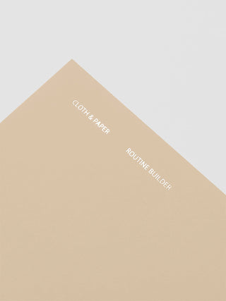 Cloth & Paper A5 Slim Travel Notebook Routine Builder