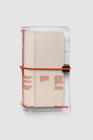Cloth & Paper Act of Keeping Pocket Plus Travel Notebook Cover Clear Vinyl