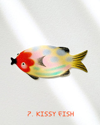Duck.Ruai Glittered Fish Sticker