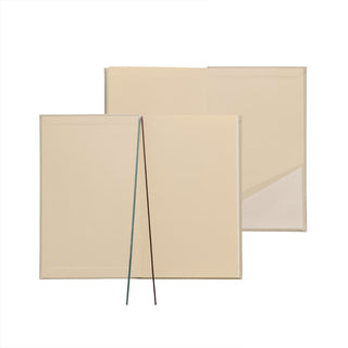 Planner interior to show features, with ribbon bookmarks and corner pocket for small items
