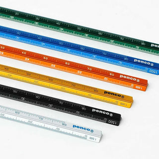 HIGHTIDE Aluminum Metric Drafting Scale