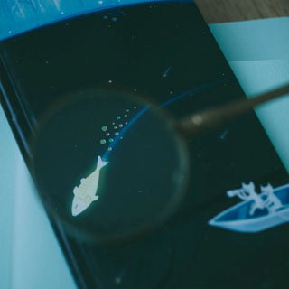 Hobonichi Techo 2027 WEEKS Hiroko Kubota Planner Meteor Shower in the Light Blue Forest