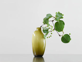 KINTO SACCO Glass Vase 03 Green