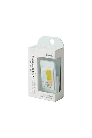 Kanmido Coco Fusen Mini Clip Sticky Notes Misty Mint Blue