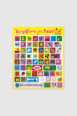 Sweet & Strong Keyboard Stickers by MONANBEAR
