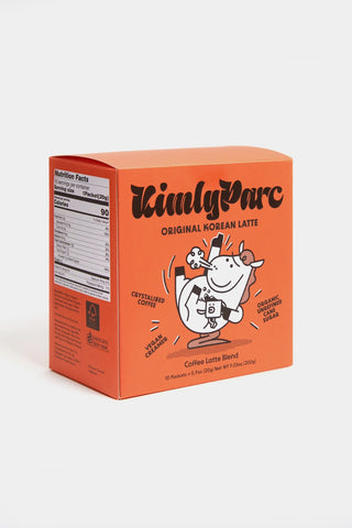 Packaging for KimlyPark original Korean latte mix