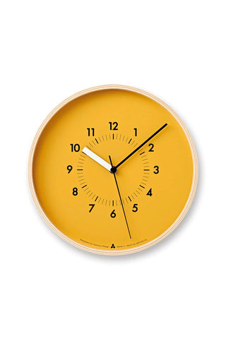 Lemnos Awa Soso Clock Orange