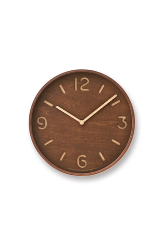 Lemnos Thomson Clock Brown