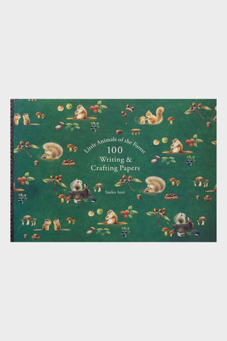 Book cover with illustrations of animals and text on a green background