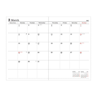 MARK'S 2027 STORAGE.it B6 Weekly Left + Memo Planner
