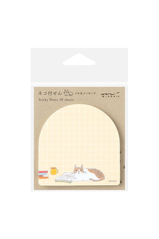 Midori Die-Cut Sticky Notes Book and Cat
