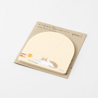 Midori Die-Cut Sticky Notes Book and Cat