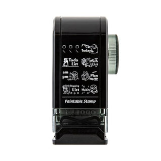 Midori Paintable Rotary Stamp Dial Animal Lists