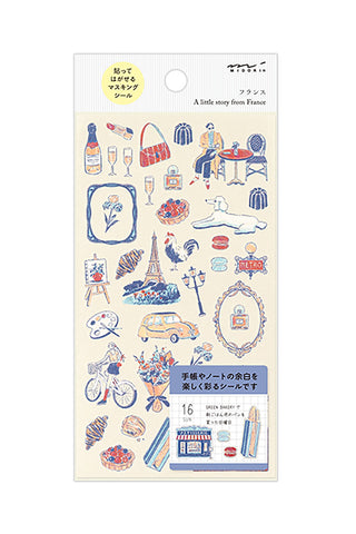 Midori Story from France stickers on a white background