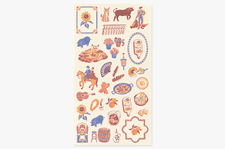 Midori Story from Spain stickers on a white background