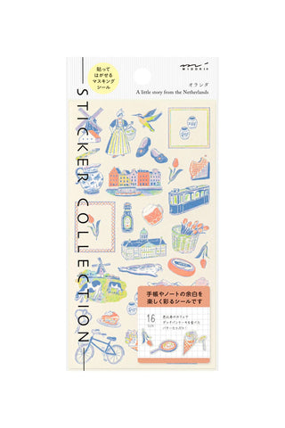 Midori story from Netherlands planner stickers