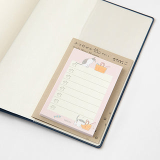 Midori To-Do Sticky Notes Playful Cats