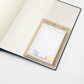 Midori To-Do Sticky Notes Relaxing Fluffy Dogs