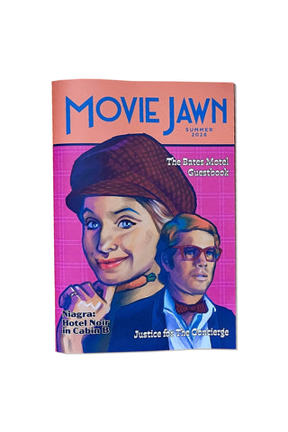 Movie Jawn Vol. 12 issue magazine cover with illustrated woman in blue hat