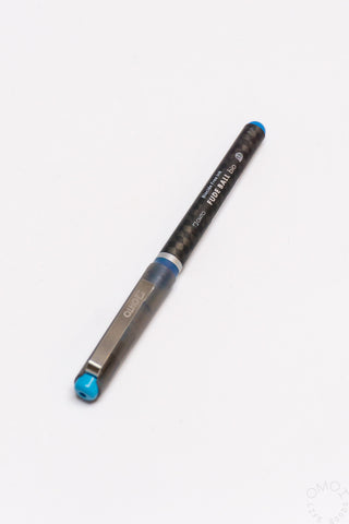Sky blue 1.5mm Fude ball Bio pen with blue ink tip