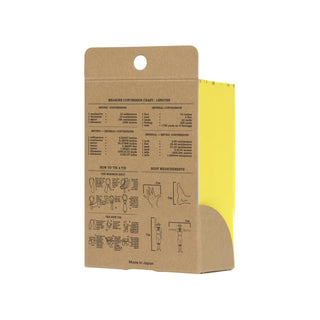 Penco memo block calendar back packaging showing different measure conversion charts