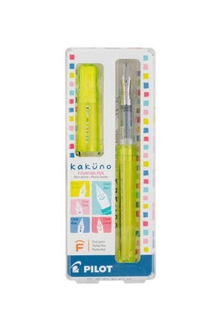 Pilot Kakuno fountain pen in packaging on a white background