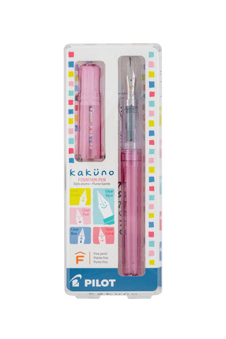 Pilot Kakuno fountain pen in packaging on a white background