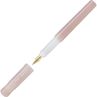 PILOT Kakuno Madoromi fountain pen with rosy dusk barrel and gold medium nib