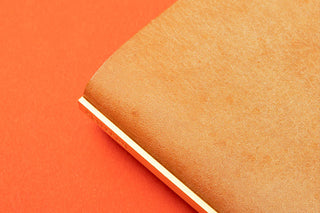 PLOTTER Pueblo 5-Ring Leather Binder Mini-5 Size Beige