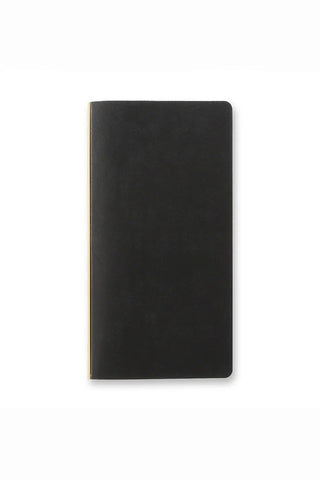 PLOTTER Pueblo 6-Ring Leather Binder Narrow Size Black