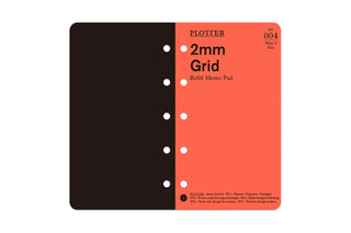 PLOTTER Refill Memo Pad 2mm Grid Mini-5 Size
