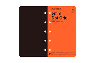 PLOTTER Refill Memo Pad 5mm Dot Grid Mini-5 Size