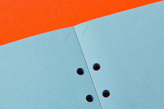 PLOTTER Refill Memo Pad Blue Paper 2mm Grid Quadrant Graph A5 Size