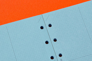 PLOTTER Refill Memo Pad Blue Paper 2mm Grid Quadrant Mini Size