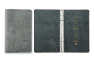PLOTTER Shiranami 6-Ring Leather Binder Bible Size