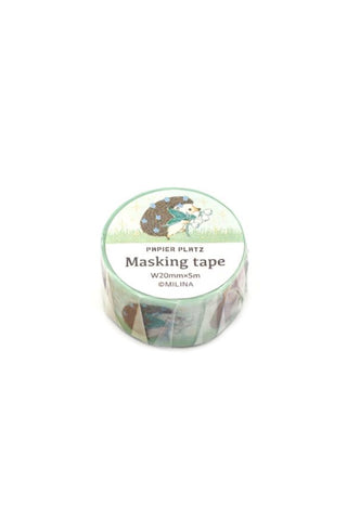 Papier Platz Washi Tape Hedgehog