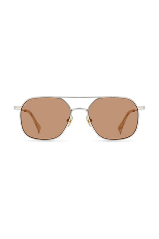 RAEN Spyre Sunglasses Silver & Classic Gold