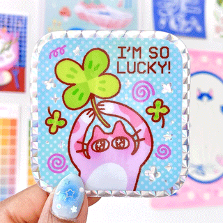 Radhia Rahman I'm So Lucky Sticker