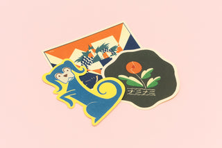 Retro Sticker Fruit Parlor