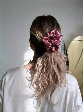 Room Shop Rosette Scrunchie Mauve