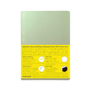 STÁLOGY 018-Grid 2026 LE 1/2 Year A5 Editor’s Notebook