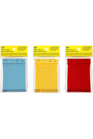 STÁLOGY 026 Editor's Series Memo Pads