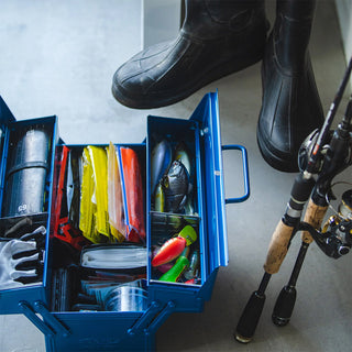 TOYO STEEL ST-350 Cantilever Toolbox Blue